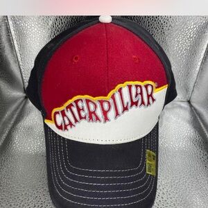 Caterpillar Red and Black Logo Cap